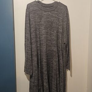 Torrid Super Soft Plush Gray Dress - Size 3